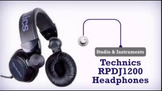 Video thumbnail for Technics RPDJ1200 Headphones - DJkit.com by djkit®