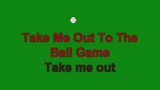 Take Me Out To The Ballgame Kids Lyric Sing-A-Long