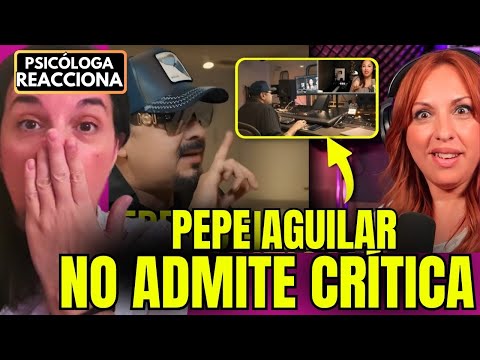 PEPE AGUILAR NO ACEPTA CRÍTICAS: Psicóloga Reacciona EN VIVO al Video de Ceci Dover