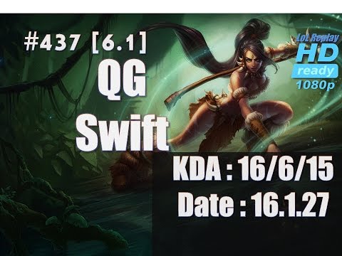 16.1.27 LPL QG Swift Jungle Nidalee(vs Elise) Kr High Elo SOlo Q[1080p]#437