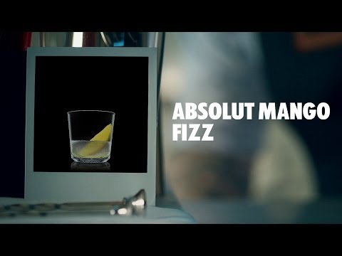 ABSOLUT MANGO FIZZ DRINK RECIPE - HOW TO MIX