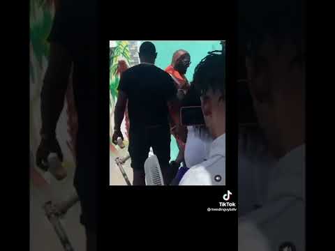 Skeng jumps in pool with Navaz