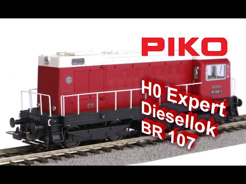 Video H0 - Dieselová lokomotiva BR 107 - PIKO 52420