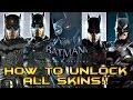 Batman Arkham Origins How To Unlock ALL Skins