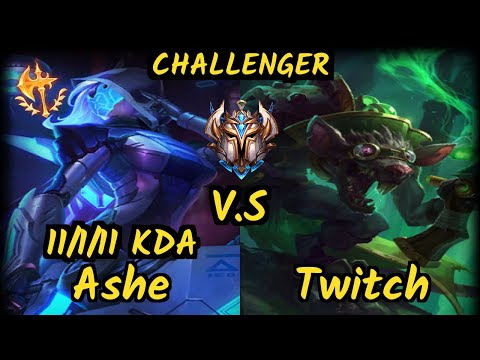 Matsukaze (ASHE) vs TWITCH - 11/1/11 KDA BOTTOM ADC CHALLENGER GAMEPLAY - BR