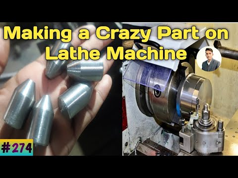 Making a Crazy Part on the Lathe - Manual Machining || creative work on lathe machine