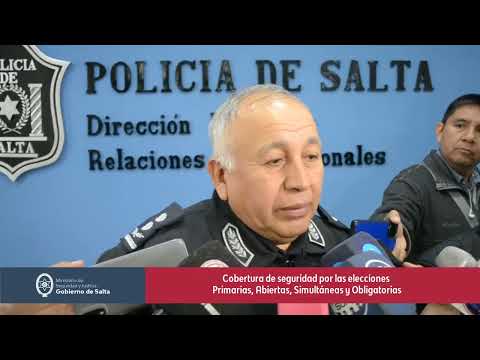 Amplio operativo de seguridad por las Elecciones Primarias Abiertas, Simultáneas y Obligatorias Nacionales