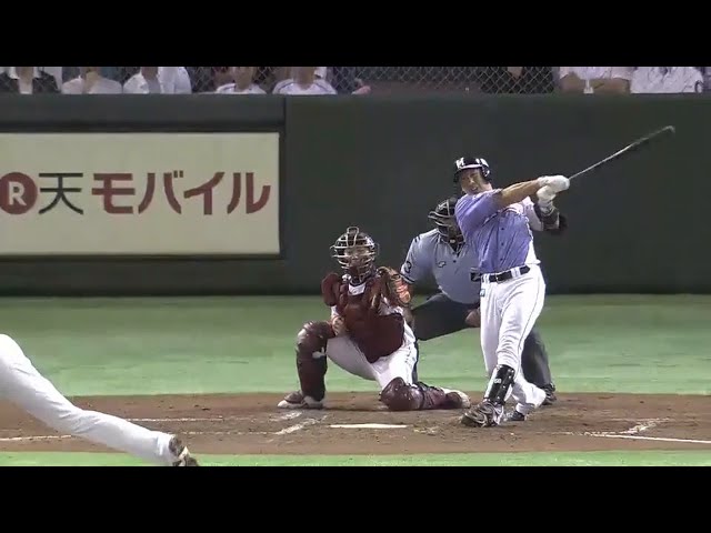 【4回表】有原に一挙5点の援護!! ファイターズ・市川 タイムリーヒット!! 2015/7/3 E-F