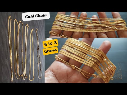 4 to 6 Grams Gold chains😍|Latest gold chain|Light weight Gold chain|Gold|தங்க செயின்|Gold collection