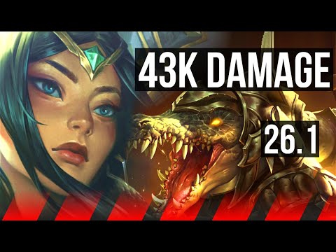 IRELIA vs RENEKTON (TOP) | 43K damage, Good KDA: 15/3/4 | KR Challenger | 26.1