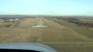 preview picture of video 'Landing on Rwy 6 @ NRV Airport (Click on HQ!)'