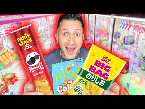GIANT FOOD Prizes from Claw Machines in Japan!