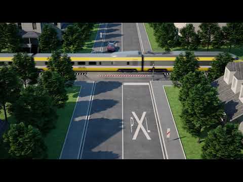 Il passaggio a livello con barriere