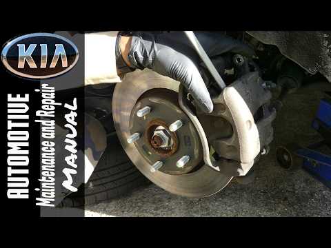 How To Replace The Kia Forte Front Disc Brake Pads.