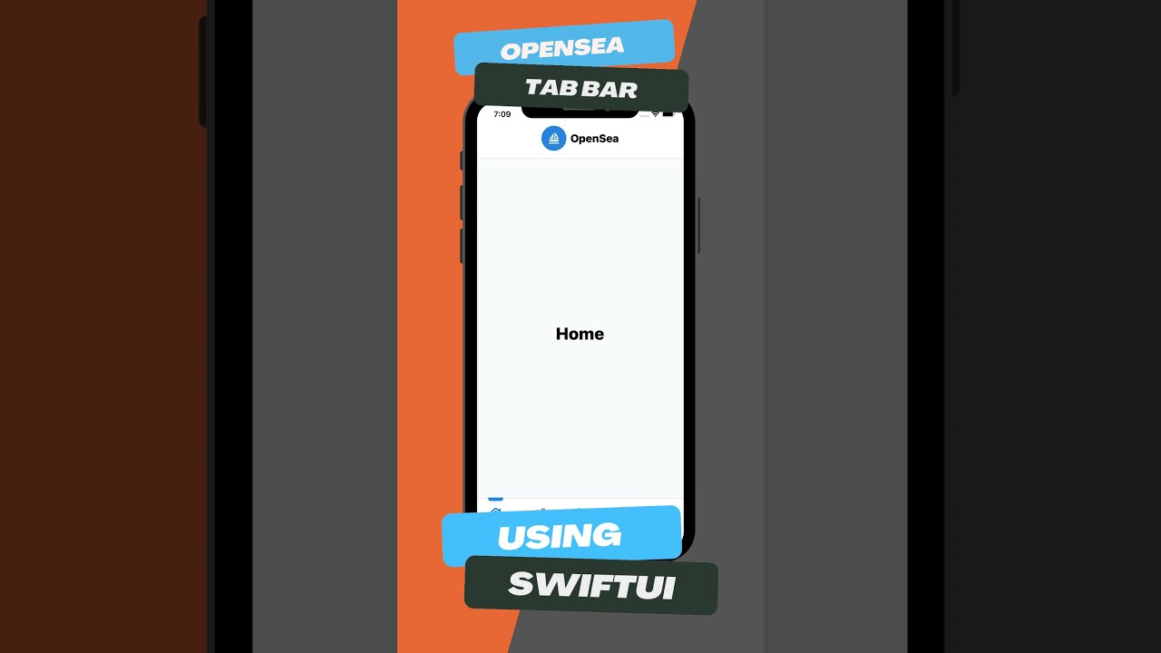 Check out this tab bar I replicated from OpenSea iOS app using SwiftUI.