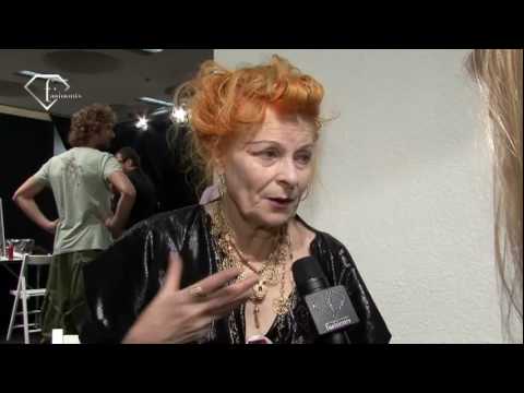 fashiontv | FTV.com - VIVIENNE WESTWOOD (D) BACKSTAGE MILAN MEN SS 09