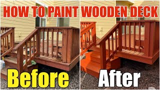 How To Paint A Wooden Deck Super Easy Yourself With A Graco True Coat 360 VSP Professional Results