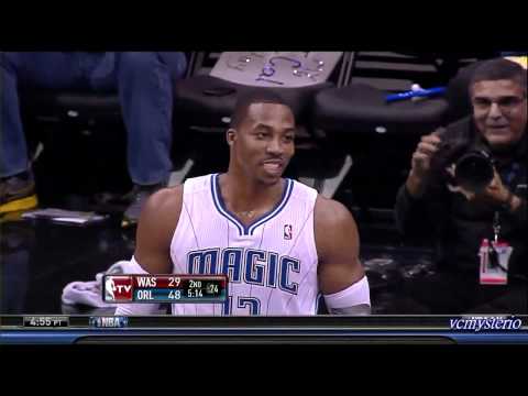 Dwight Howard 28pts-20reb vs Wizards (01.04.2012)
