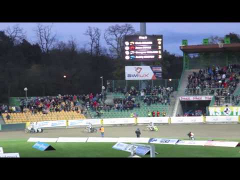 Ekantor.pl Falubaz Zielona Góra - Get Well Toruń 54:36 - Radość Karpova po 3 biegu - 22.04.2017