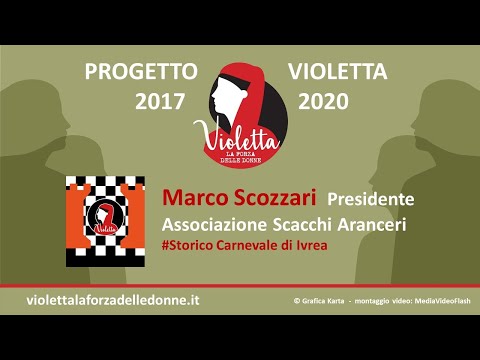 Violetta e gli Scacchi Aranceri. Marco Scozzari, il Presidente.