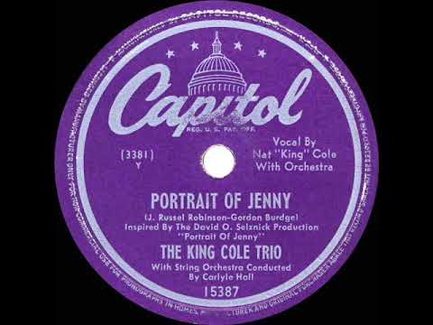 1949 Nat King Cole - Portrait Of Jenny