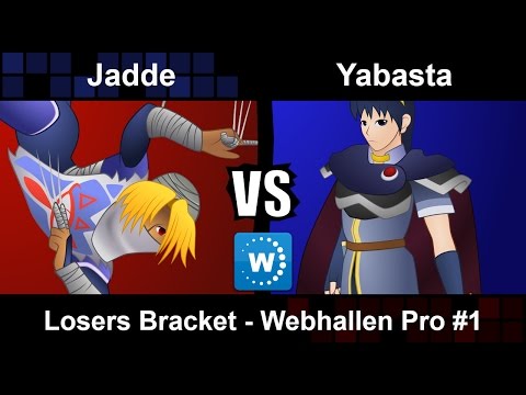 Jadde (Sheik) vs Yabasta (Marth) - Losers Bracket Webhallen Pro #1