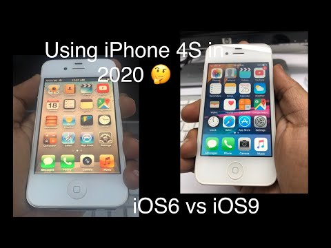 Using iPhone 4S in 2020 on iOS6 vs iOS9 [8K]