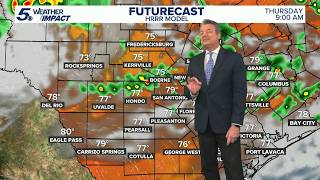 Upper-level pattern could bring rain early Thursday | KENS 5 Weather Impact Forecast