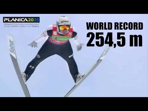 Domen Prevc | World Record - Planica Slovenia | FIS Ski Flying World Cup 24/25