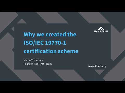 Why we're creating the ISO/IEC 19770-1 certification scheme