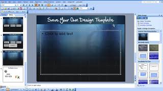 How to Save Your PowerPoint Slide Master as Template
