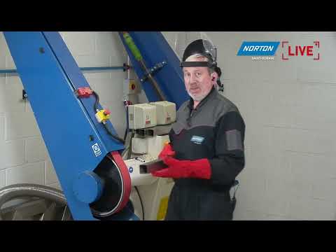 Norton Live: how to achieve a No.4 surface finish on Stainless Steel