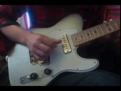 Waterslide Coodercaster T-Style w/Mojo UK "Supro" Lap Steel & Vintage Teisco Gold Foil Pickups VIDEO image 10