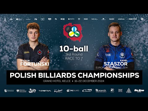 Polish Billiards Championships - Kielce 16-20.12.2024 - FINAL TV - FORTUŃSKI WIKTOR VS SZĄSZOR KAMIL