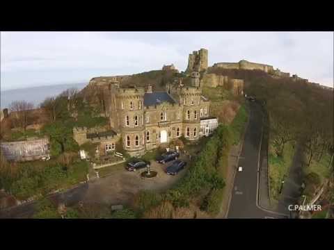 Scarborough Castle Drone Footage with DJ