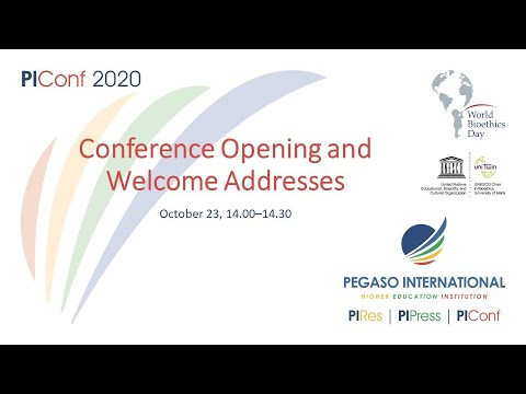 Conference opening and welcome addresses