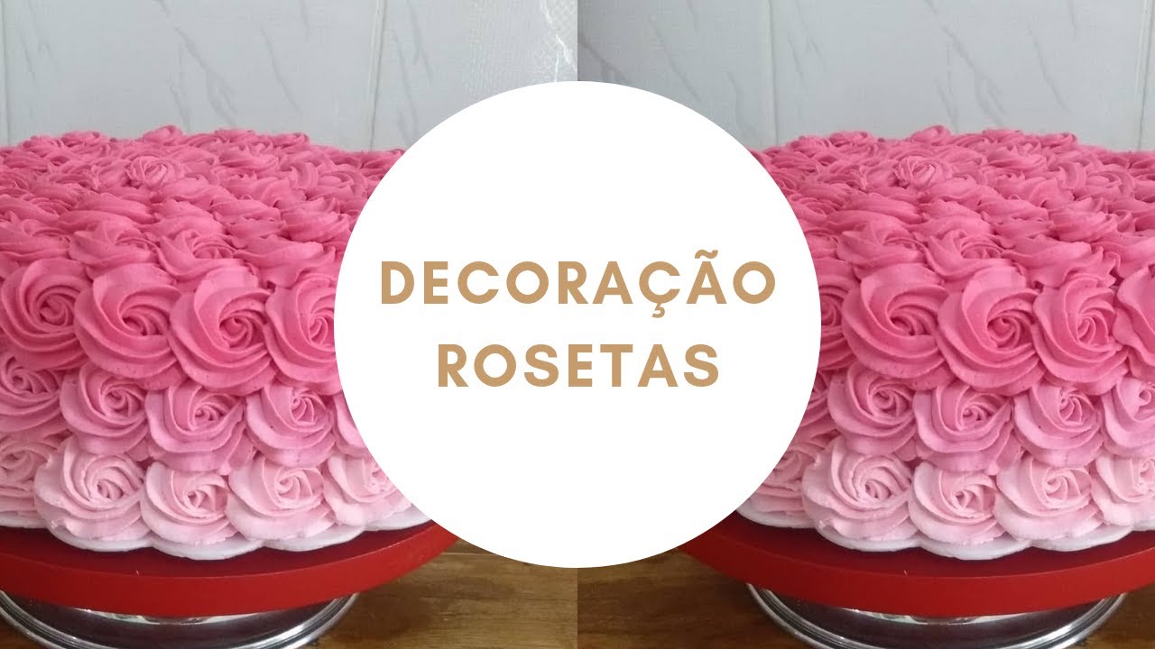 Decoração Rosetas de Chantilly