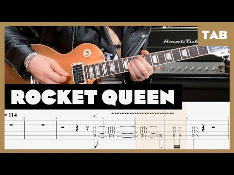 Guns N’ Roses - Rocket Queen - Guitar Tab | Lesson | Cover | Tutorial