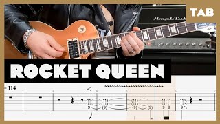 Rocket Queen Guns N’ Roses Cover | Guitar Tab | Lesson | Tutorial | Amplitube