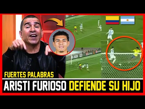 🔥¡ARISTIZABAL EXPLOTA Y DEFIENDE A SU HIJO! la seleccion Colombia eliminada ante Argentina