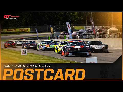 Postcard | Barber Motorsports Park | GT America powered by AWS