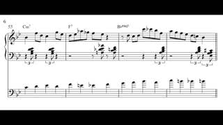 Bill Evans - Autumn Leaves [Solo Transcription] Piano &amp; Bass