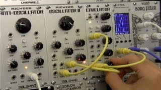 Video thumbnail for Modular Wild Presents SOUNDS-Malekko Richter Envelator Modulation of Attack and Decay by Modular Wild