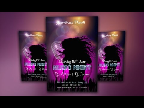 Illustrator CC Tutorial Graphic Design Business Flyer Design