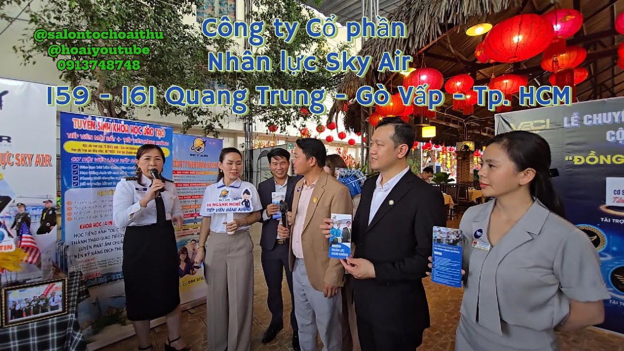 Công ty Sky Air và Hội Doanh nghiệp VBCI Phan Văn Hớn kết thúc nhiệm kỳ.