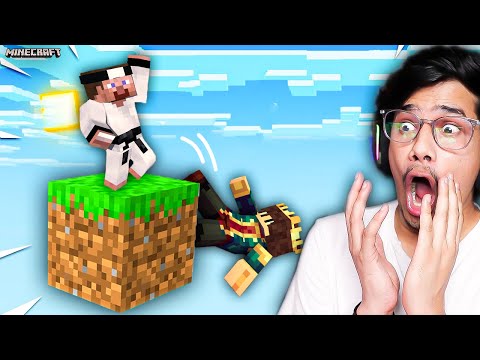 Anshu Bisht - First Day In Minecraft Oneblock With JACK 😍 | GONE WRONG !!!