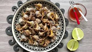 CÓMO COCER CAÑAÍLLAS o CARACOLAS de MAR