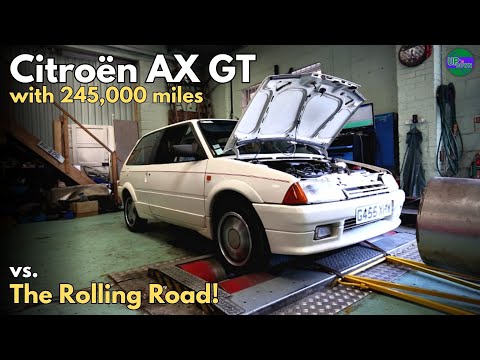 245,000 mile CITROEN AX GT vs. Dyno |  Rolling Road Memories