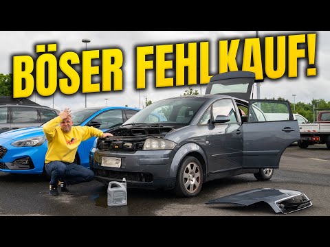 MEIN schlimmster FEHLKAUF! Motor ohne ÖL! Nix geht mehr! 2359,73 € WEG! Dieses Auto ist SCHROTTREIF?