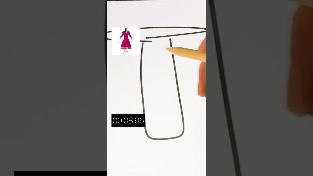 10秒で「アクサラ」を描いてみせます✍🏻 #dandadan #ダンダダン #fyp